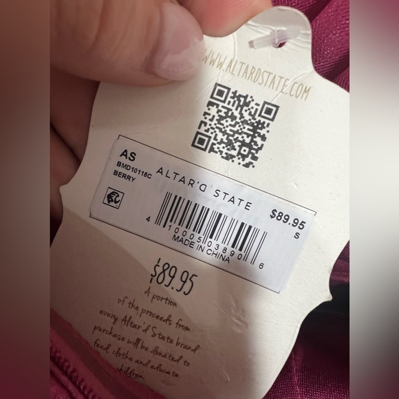 Altar’d State Berry Mini Dress - Picture 4 of 4